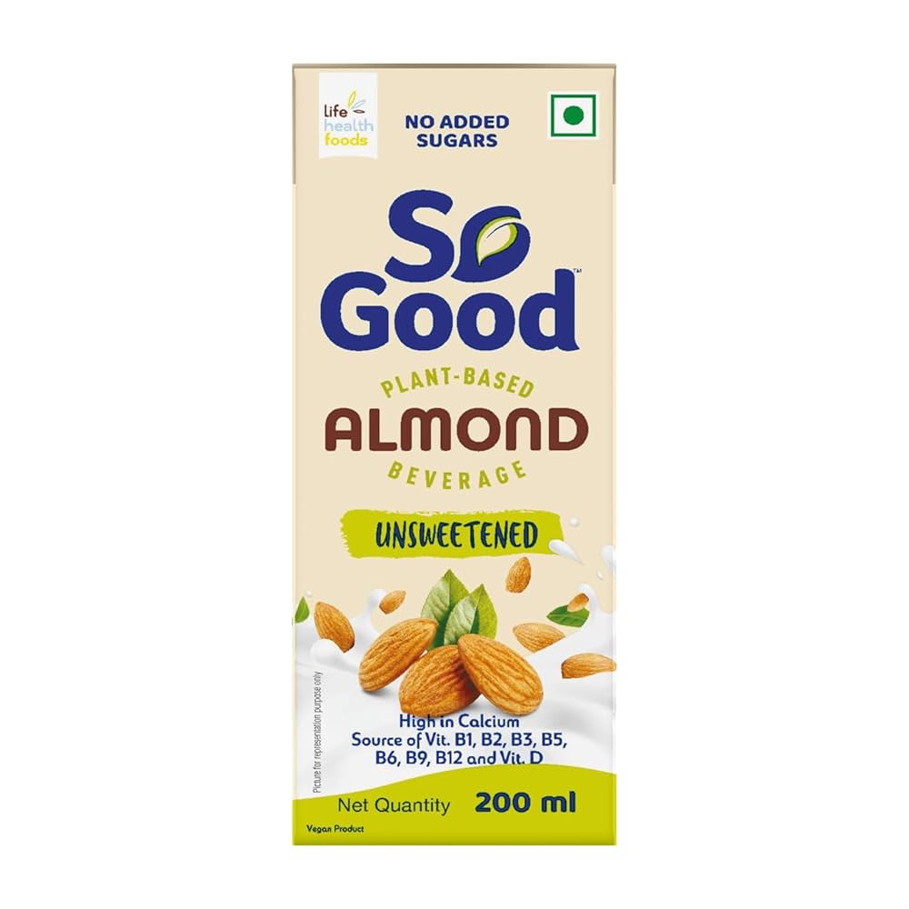 So Good Almond Unsweetened 200Ml