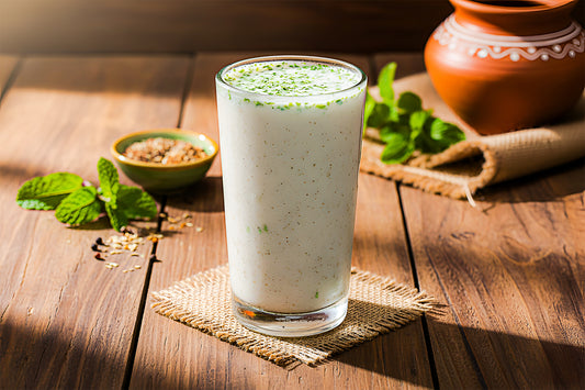 Masala Chhaas (Peanut or Soya Curd)