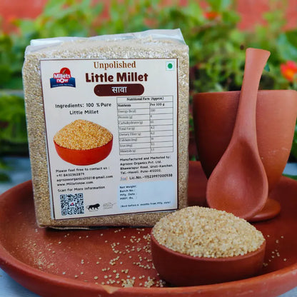 Unpolished Little Millet Grains l Sawa l