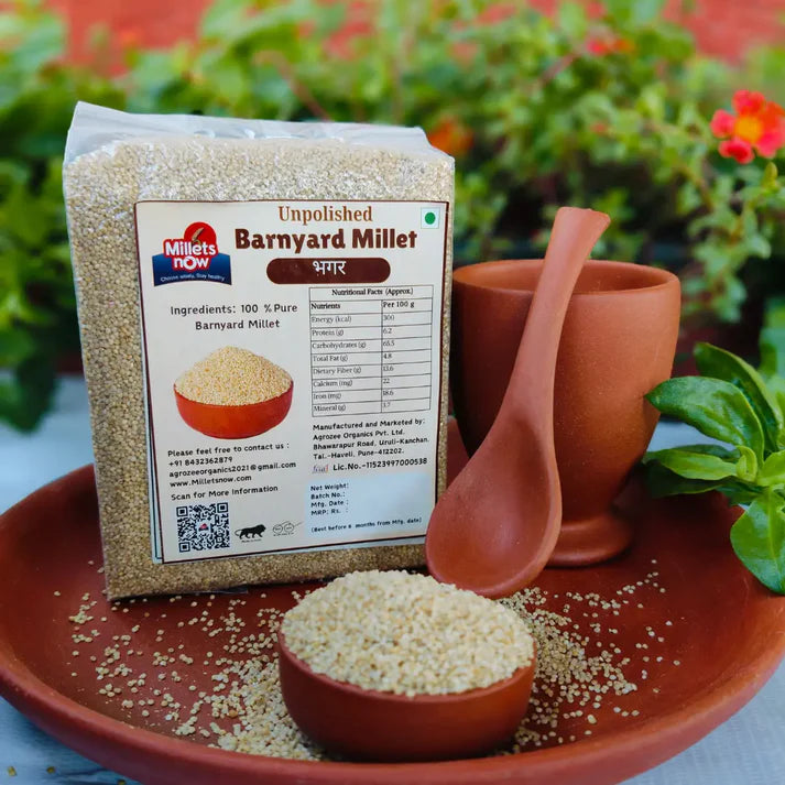 Unpolished Barnyard Millet l Bhagar