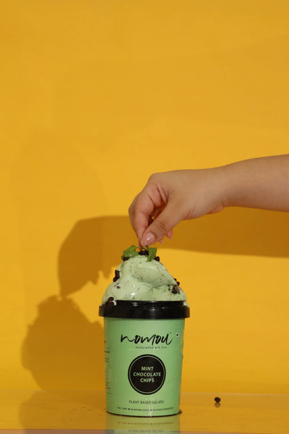 NOMOU- Mint Chocolate Chips 500 ML