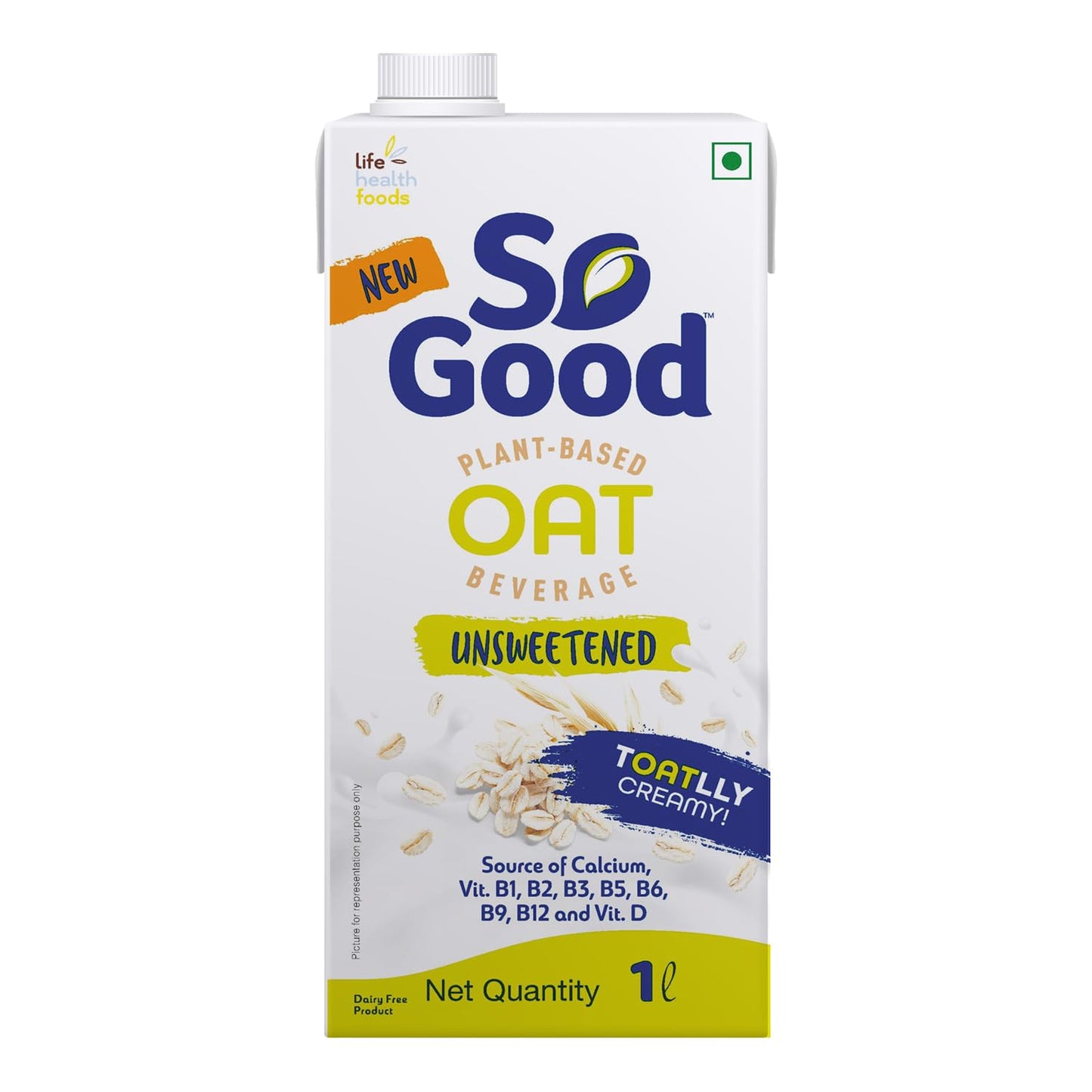 So Good Oat Unsweetened - 1Ltr