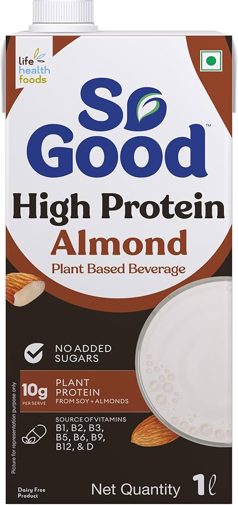 So Good High Protein Almond Milk 1Ltr