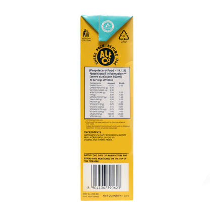 AltCo. Oat Drink - 1Ltr| Lactose-Free Milk| Gluten Free| Non-Dairy| Plant Based Milk