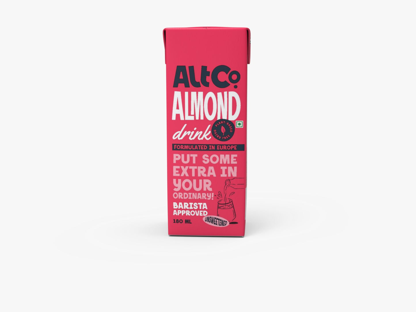 AltCo. Almond Milk 180-Ml| Lactose-Free| Dairy Free| Plant Based Milk