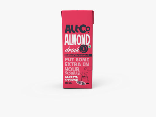 AltCo. Almond Milk 180-Ml| Lactose-Free| Dairy Free| Plant Based Milk