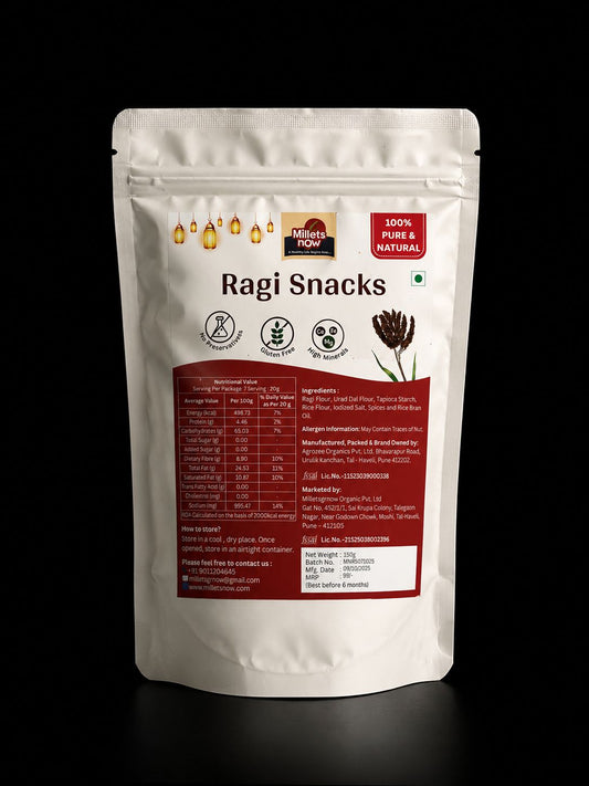 Ragi Snacks (Chips)- Masala | 150g