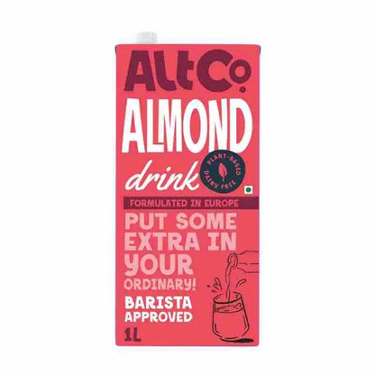 AltCo. Almond Milk- 1L| Lactose-Free| Gluten Free| Non- Diary| Plant Based Milk