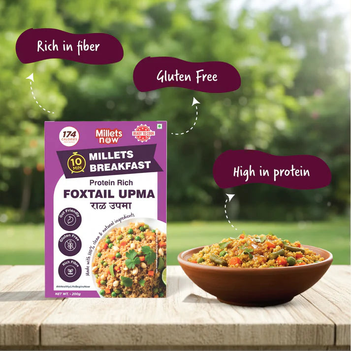 Foxtail Millet Upma- Instant Breakfast Premix | Rala Upma | 200g
