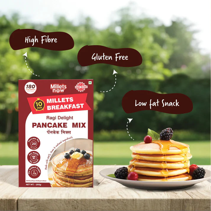 Millet Pancake Mix | Instant Breakfast Premix